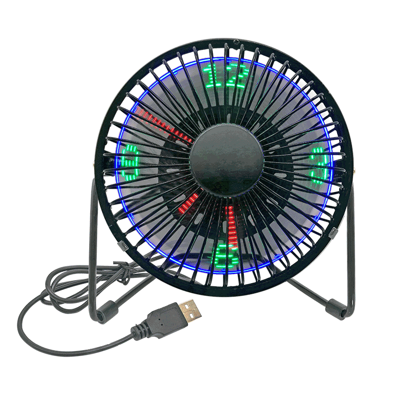 Stolní USB LED ventilátor (4 palce) 4A