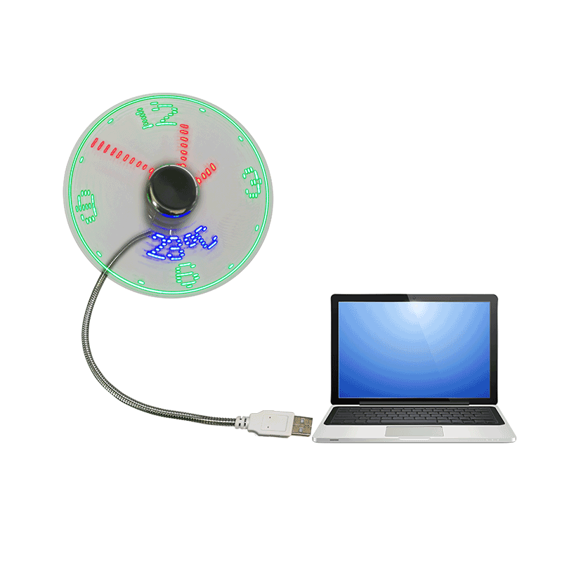 Mini USB ventilátor s ledovým dárkovým ventilátorem (DS02)
