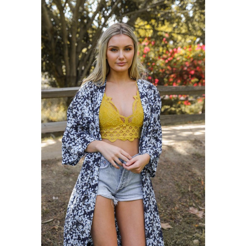 GA-5448 Grace dívka háčkování krajky Longline bralettenejoblíbenější v roce 2020
