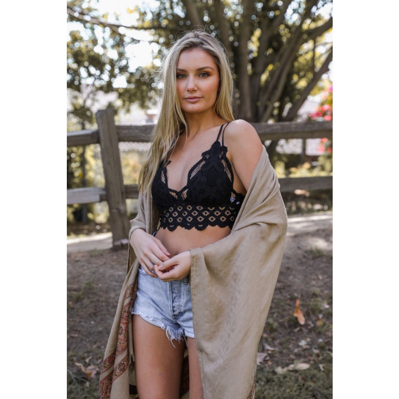 GA-5448 Grace dívka háčkování krajky Longline bralettenejoblíbenější v roce 2020