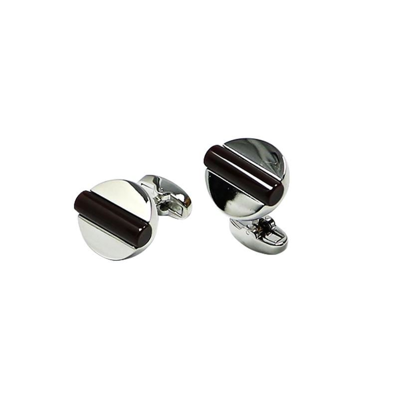 Brown Onyx Neobvyklé košile Cuff Links