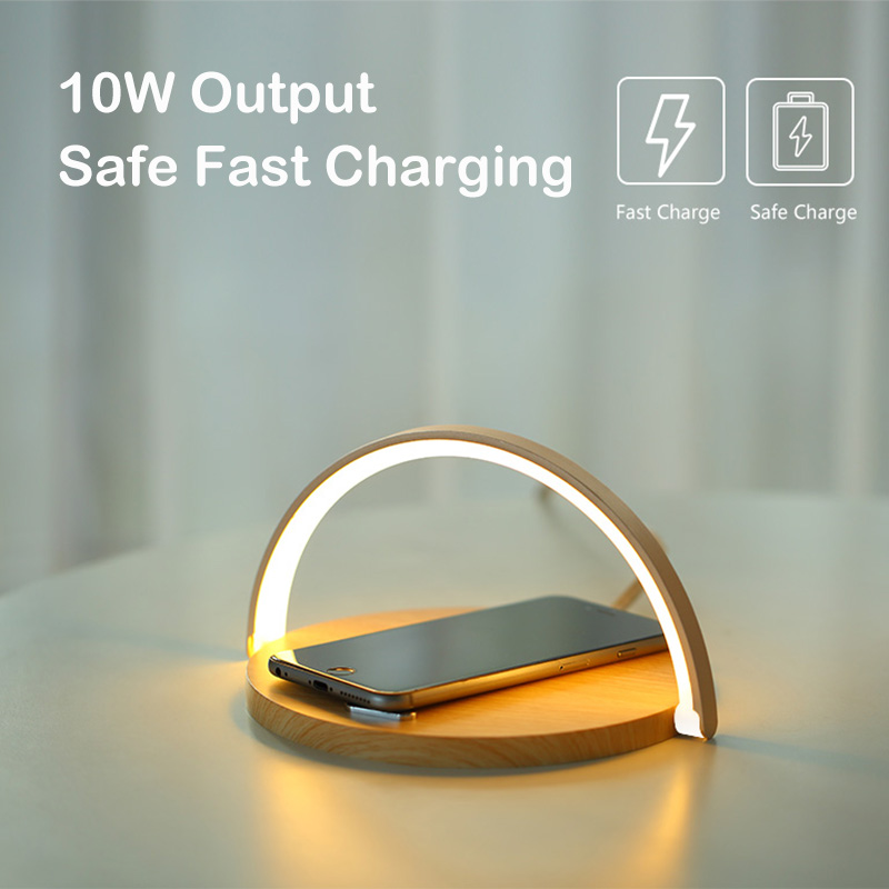 Bezdrátová nabíječka pro mobilní telefon S21 LED lamp