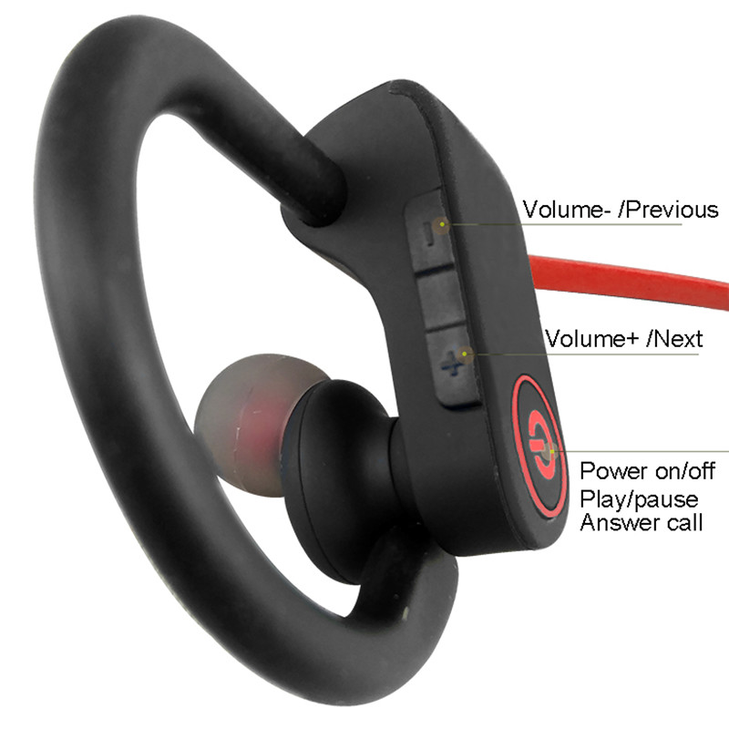 Špičková atmosférická pohodlná bezdrátová náhlavní souprava Bluetooth s uchem