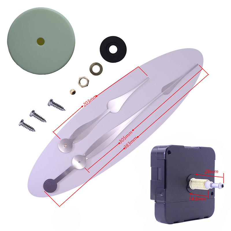 Hodiny hodin HR1688-23mm a nástěnné hodiny HR01086 bílé hodinky s pohybem