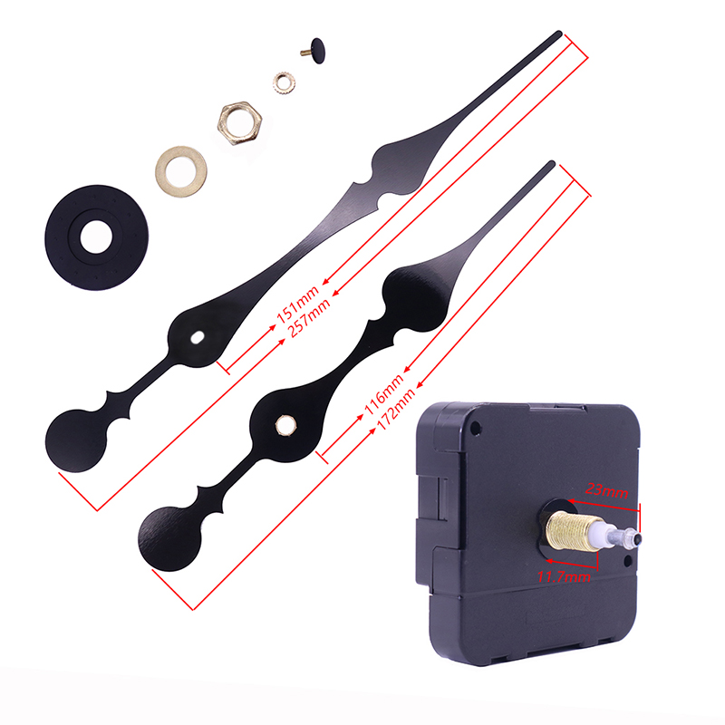 hot prodej 20mm super točivý moment I hřídel hodiny pohyb a velké hodiny ruce