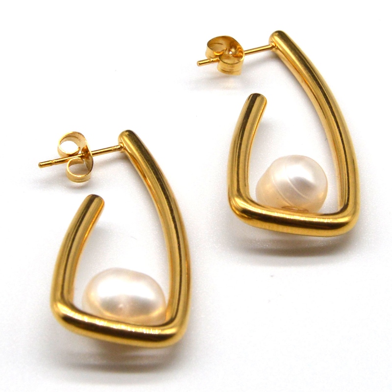 Vlasové perlové náušnice, módní šperky, šperky z Pearl Jewelry
