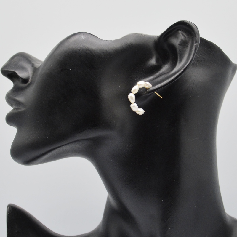 Vlasové perlové náušnice, módní šperky, šperky z Pearl Jewelry