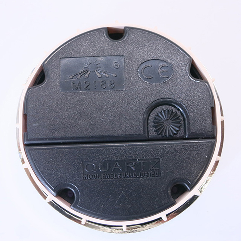 průměr 65mm kruhová stěna stříbrná barva hodin vložka