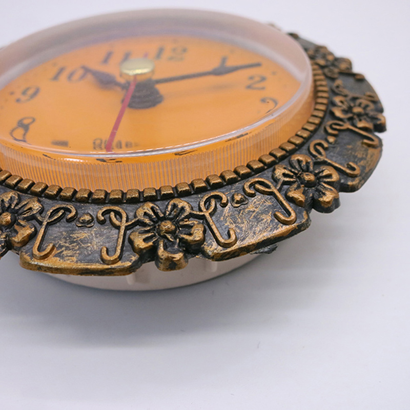 Průměr 80MM Plum Starožitné nástěnné hodiny