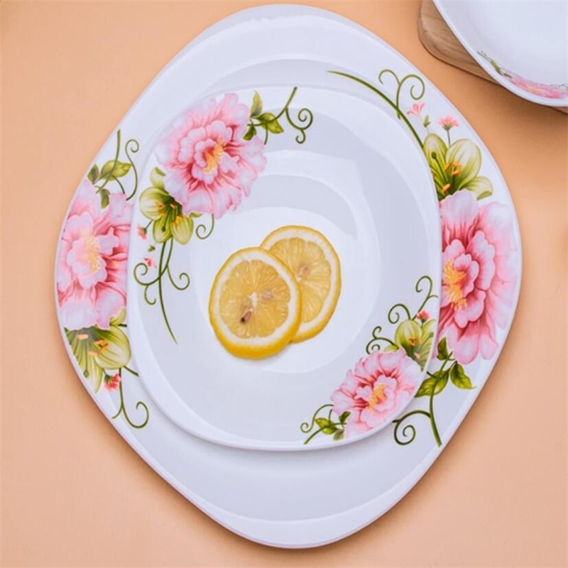 16F & Square Dinner Set Heat Resistant Opal Glassware
