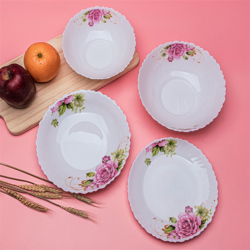 19L & Večeře Set Heat Resistant Opal Glassware