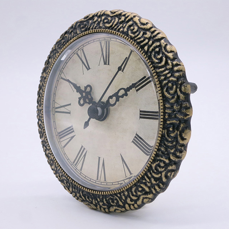 Hodiny staré černé stěny Vložit s 95MM diametrem