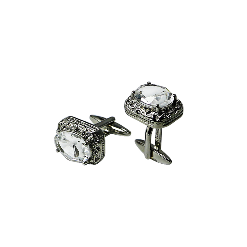 Crystal Rentangle Vintage Halo Cuff Odkazy