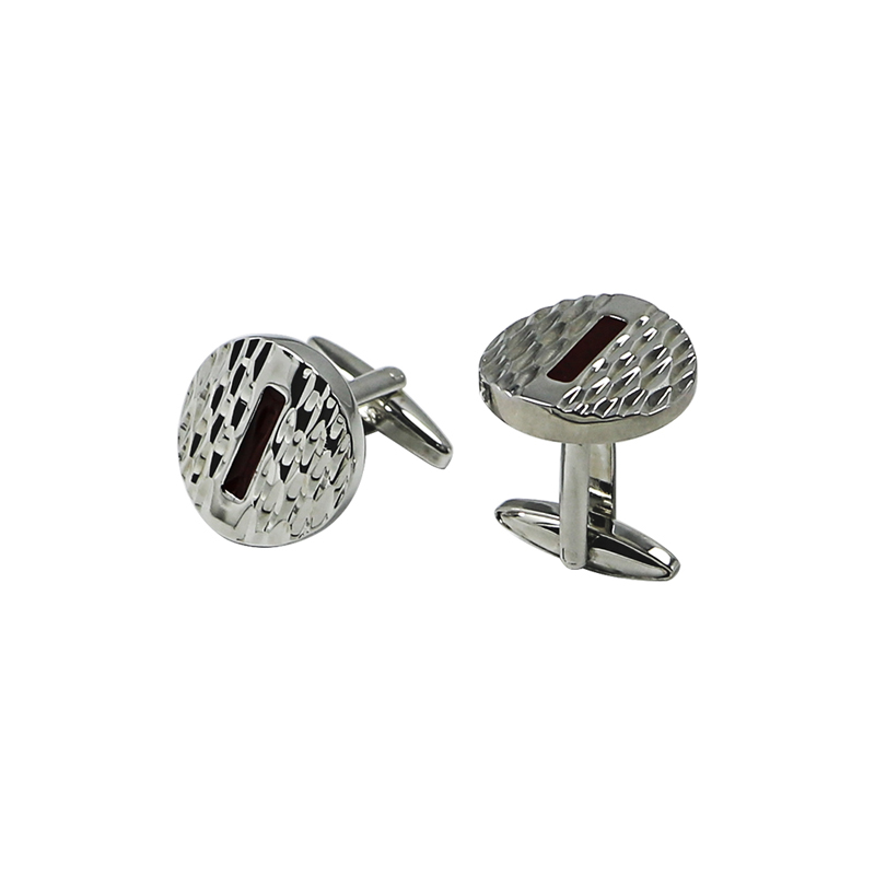 Hnědé Enamel Apex Cuff Links