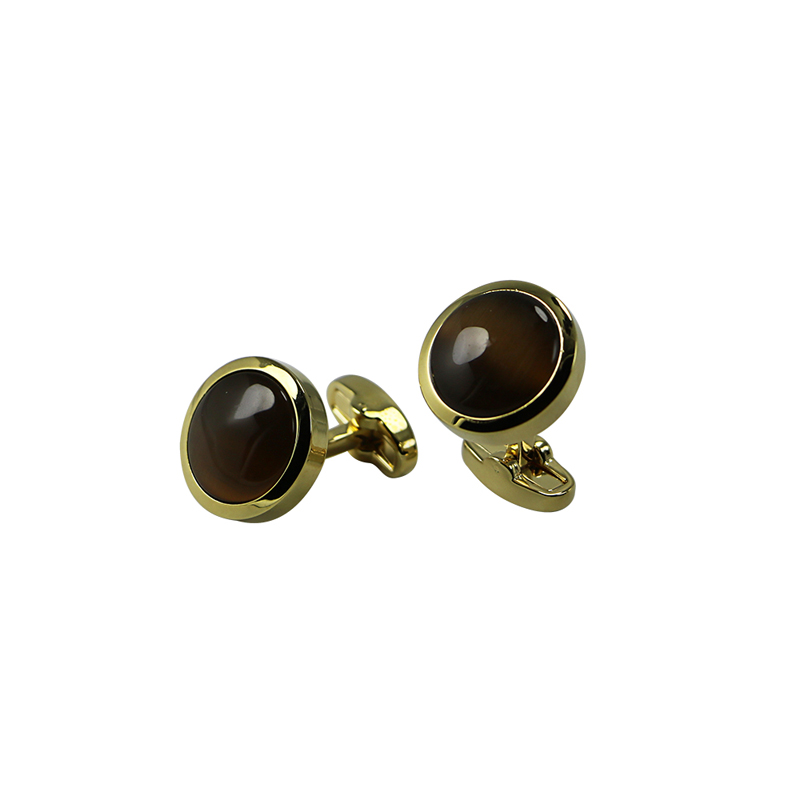 Oko Gold Plated Cuff Links