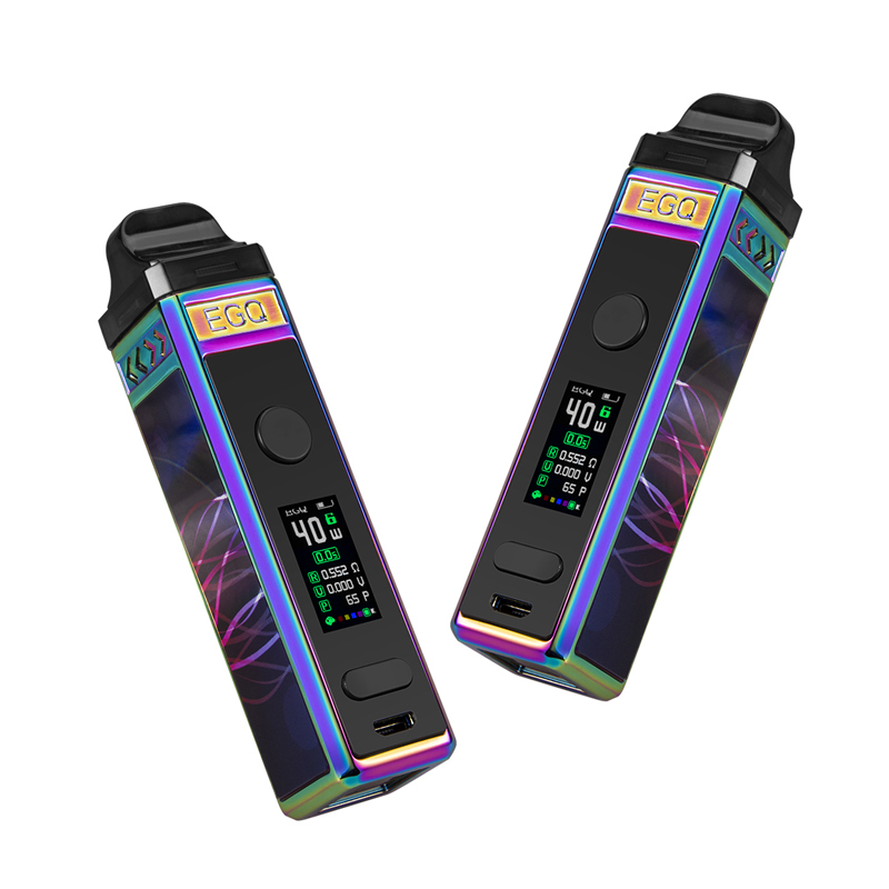 Smok Rpm40 Pod Nastavitelný výkon 5-40W Barva obrazovka Zobrazit elektronickou cigaretu