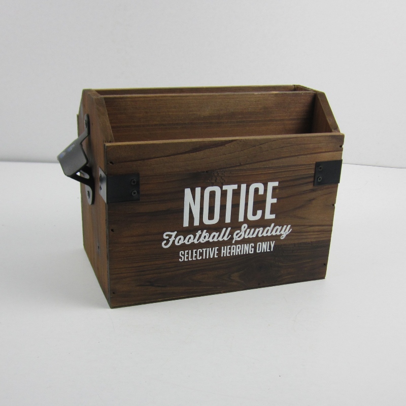 Wood Remote Control Caddy s otvírákem na láhve