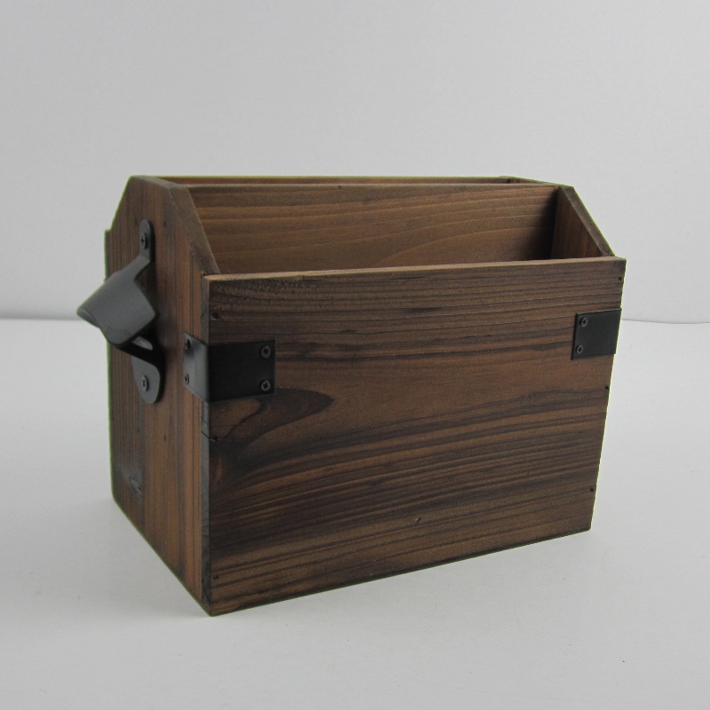 Wood Remote Control Caddy s otvírákem na láhve