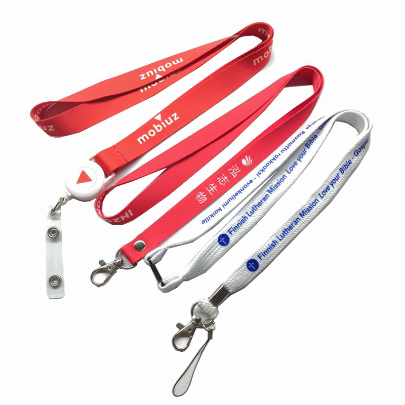 Průmyslový přímý prodej na zakázku Lanyard velkoobchodní polyester lanyard hot transfer lanyard snadno vytáhnout lanyard expanze spona lanovka tisknutelné logo