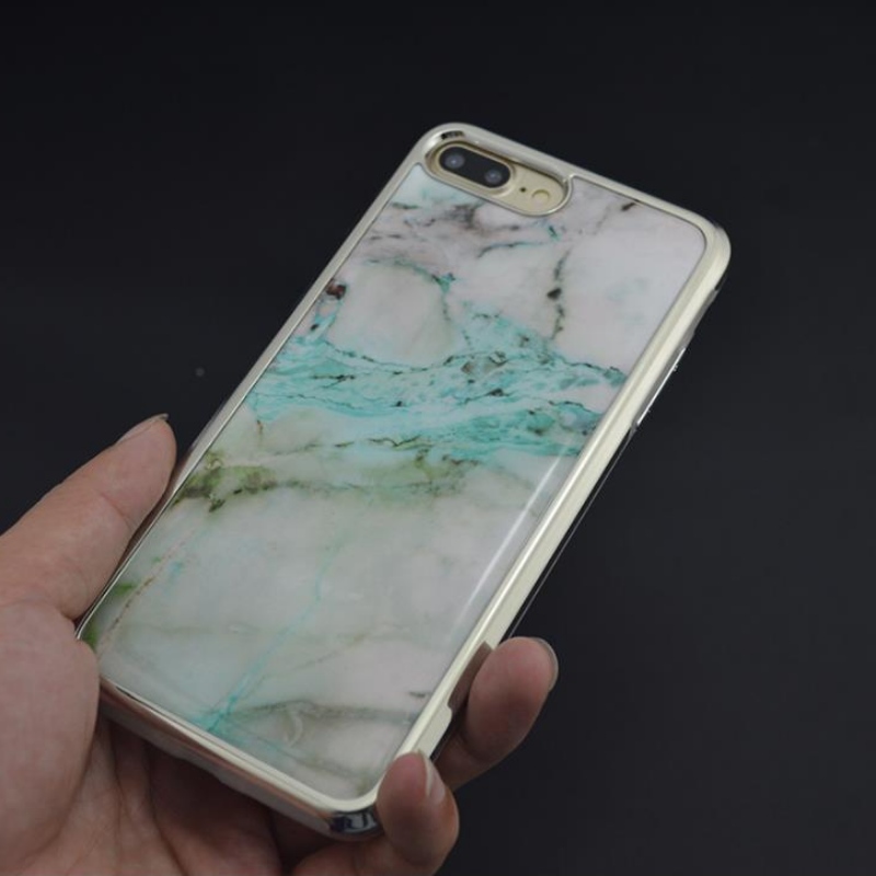 PC elektro-pokovený dva-in-one iphone pro Plus Marble, drop-gel případ iphone EX tovární přizpůsobení