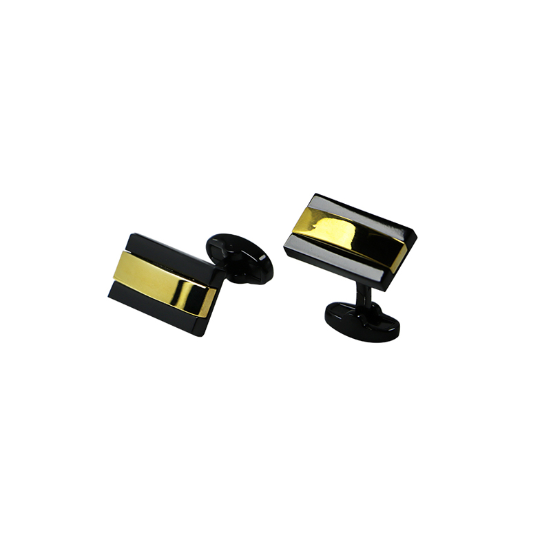 2 tóny Gold Bridged Cool Cuff Links