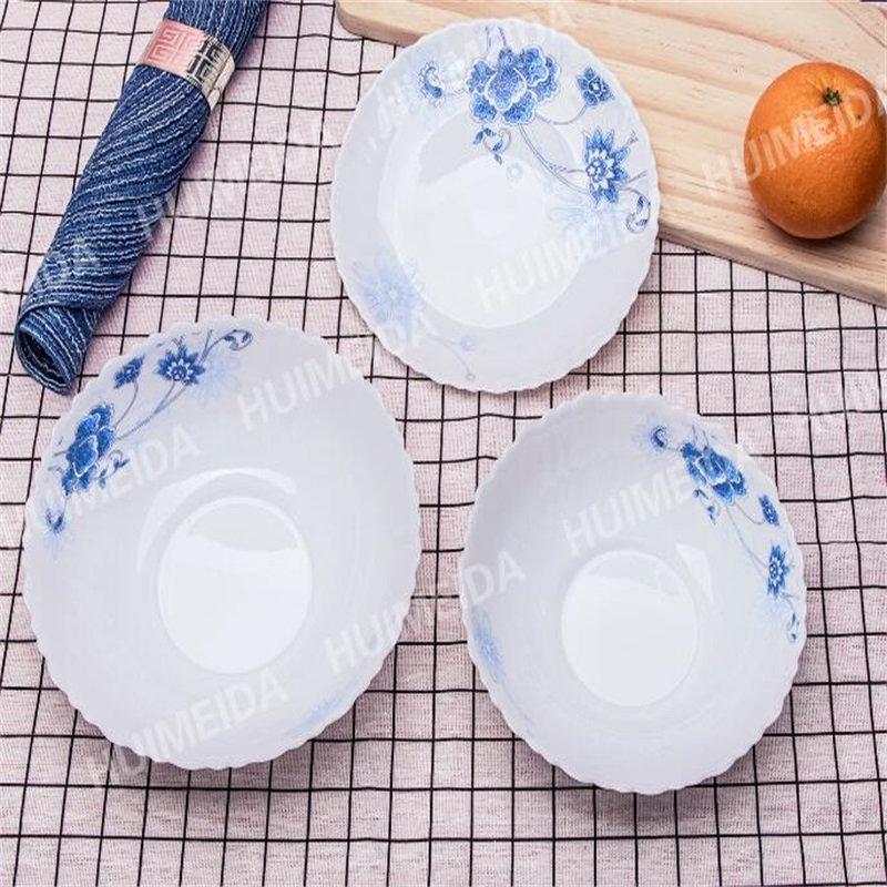 Sada skleněných skleněných skleněných skleněných výrobků … TW bowl »Heat Resistant Opal Glassware