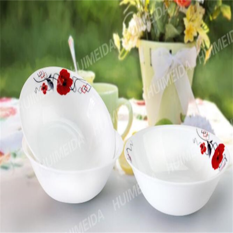 Opal glass glasser večeře set --FBW Bowl