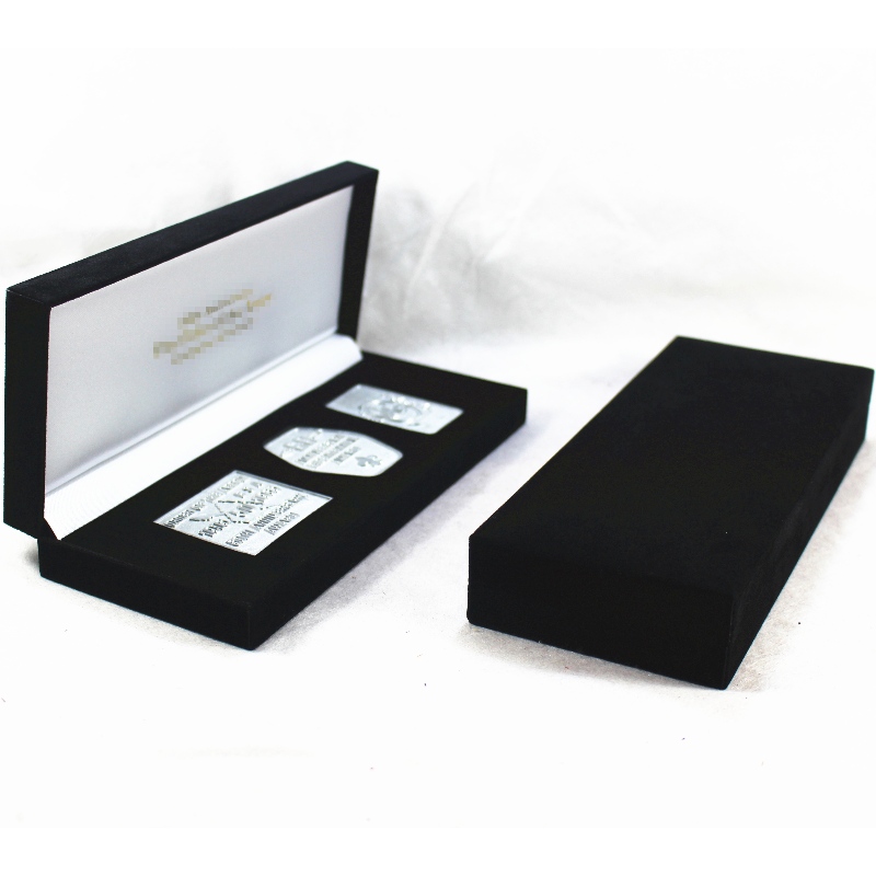 Položka V-13 obdélníková flanelette box pro 180*60mm více mincí, odznaky, medaile, atd.produkty.mmDobře.202*85*36, hmotnost asi 166g