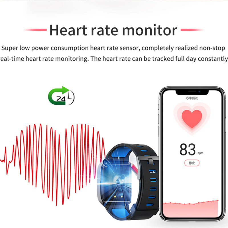 Smart watch Multi-fuction smart Brackeet X1 (JYDA127) Smart sport watch Detekce hladiny spánku IP68 vodotěsné