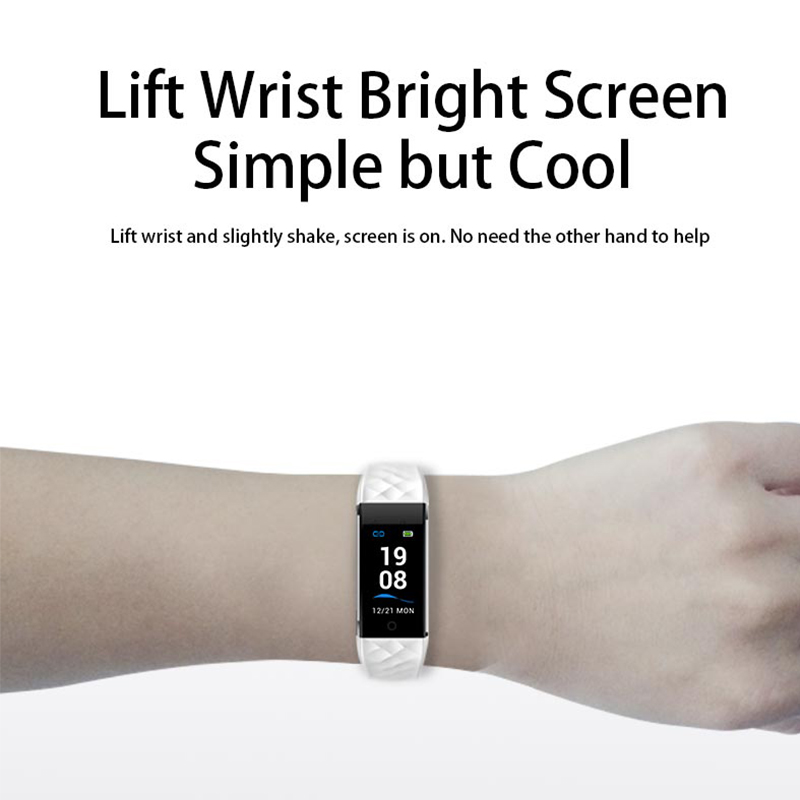 Smart watch Dynamická detekce srdečního tepu (JYDA4725) S2color obrazovka Dynamická srdeční frekvence Smart health náramek