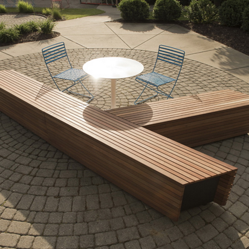 Wireless Charging Factory Promotion Price Urban Seats Smart Diy Solar Bench for Sale