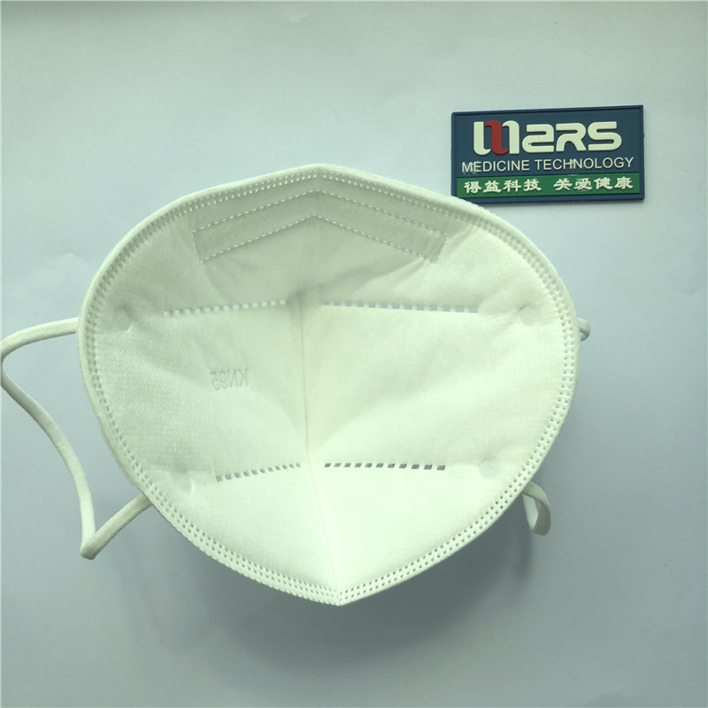 Kvalitní 5pl prachová maska ​​na obličejový štít prachový masku na jedno použití kn95