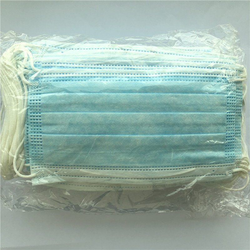 Factory Direct Price Disposable Face Mask Thick 3Ply Masky S Comfortable Earrop