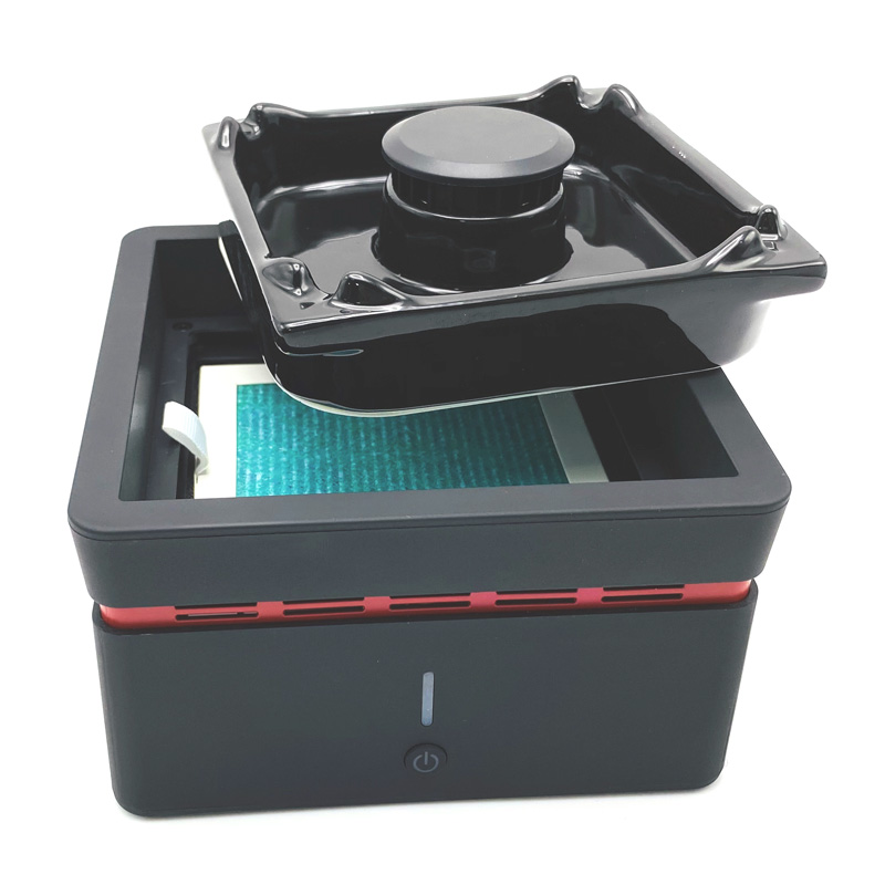 Elektronické inteligentní čištění bezdýmný bezdýmný čistič vzduchu do popelníku proti použitému kouření T3