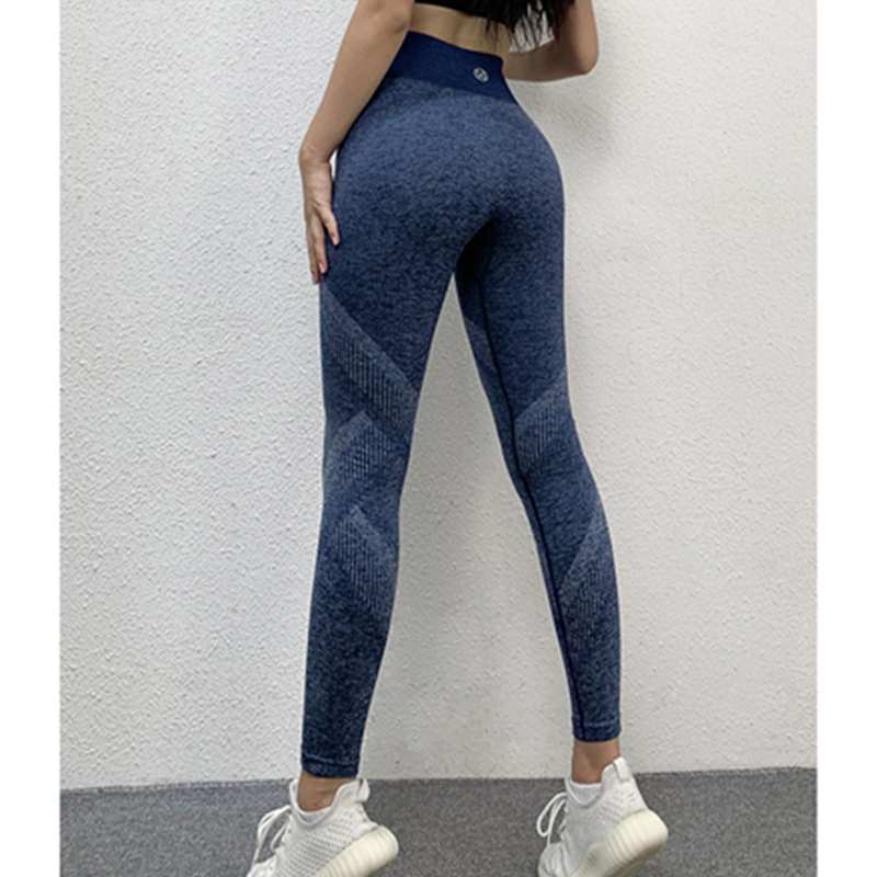 Vysoké pasové kalhoty pro ženy na sobě fitness podzimní běžecké jógové kalhoty se napínají pevně pro rychlé a suché sportovní kalhoty pro ženy