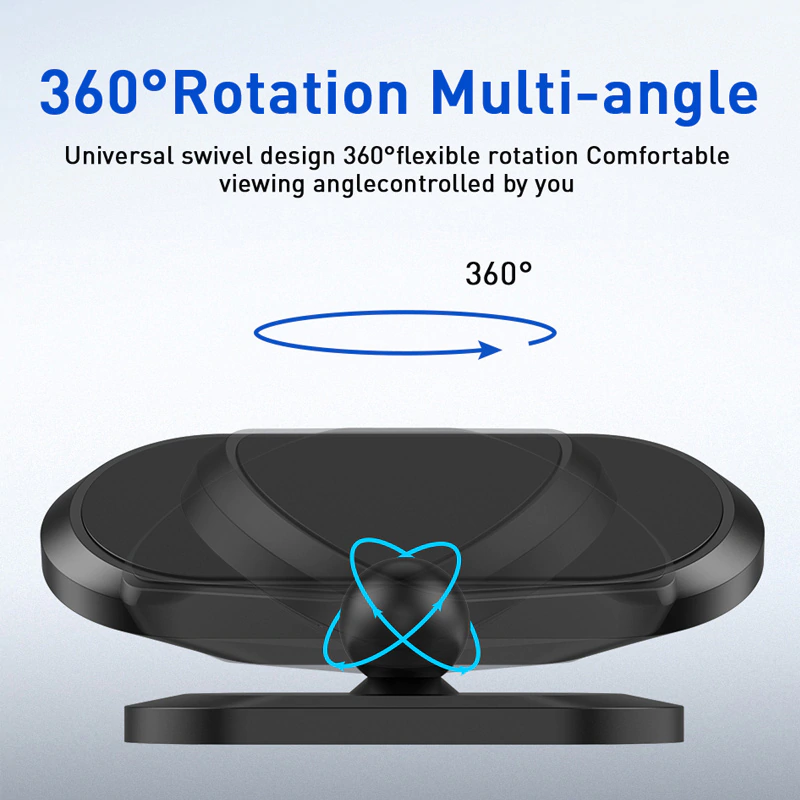Magnetický držák do auta, 360 ° otočení, držák do auta, magnetický stojan na mobil, stojan 4,0-6,4 palce pro samsung, iphone telefonní stojan