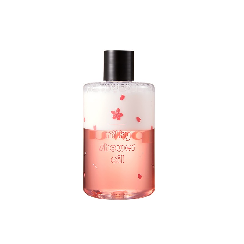 Růžový vonný mléčný sprchový olej