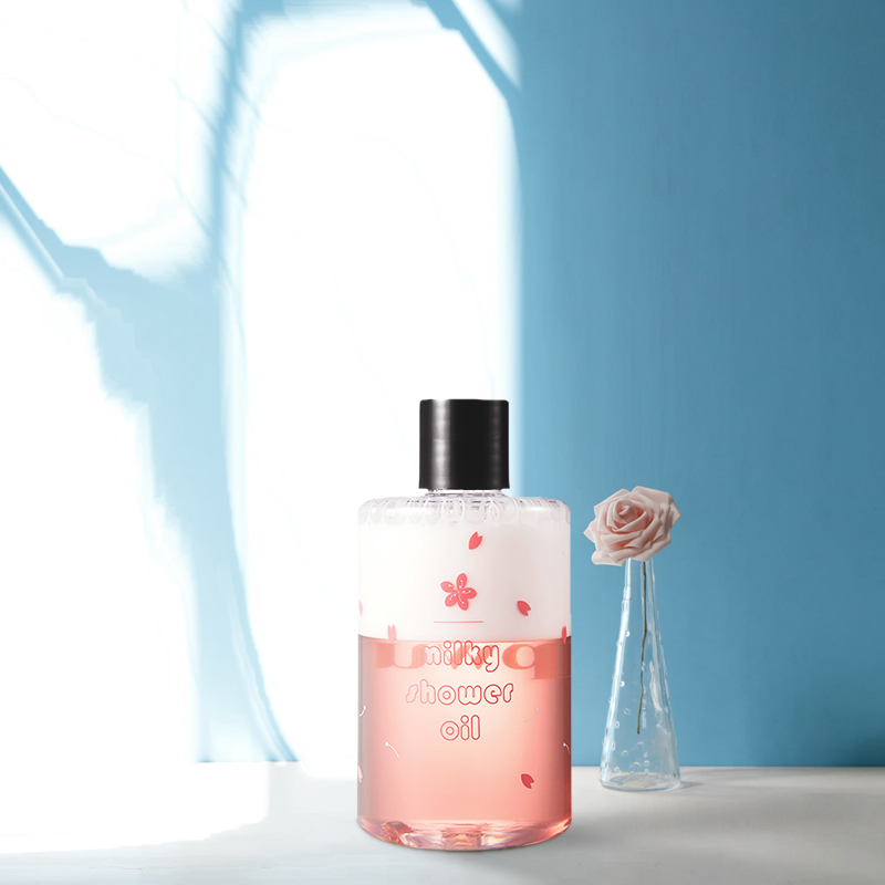 Růžový vonný mléčný sprchový olej