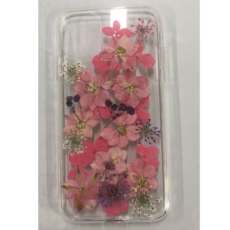 Sušený květináč Epoxy Phone Case, Glitter Epoxy Case