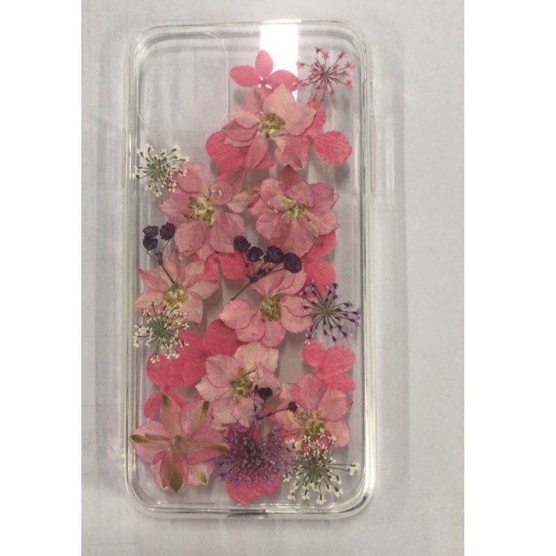Sušený květináč Epoxy Phone Case, Glitter Epoxy Case