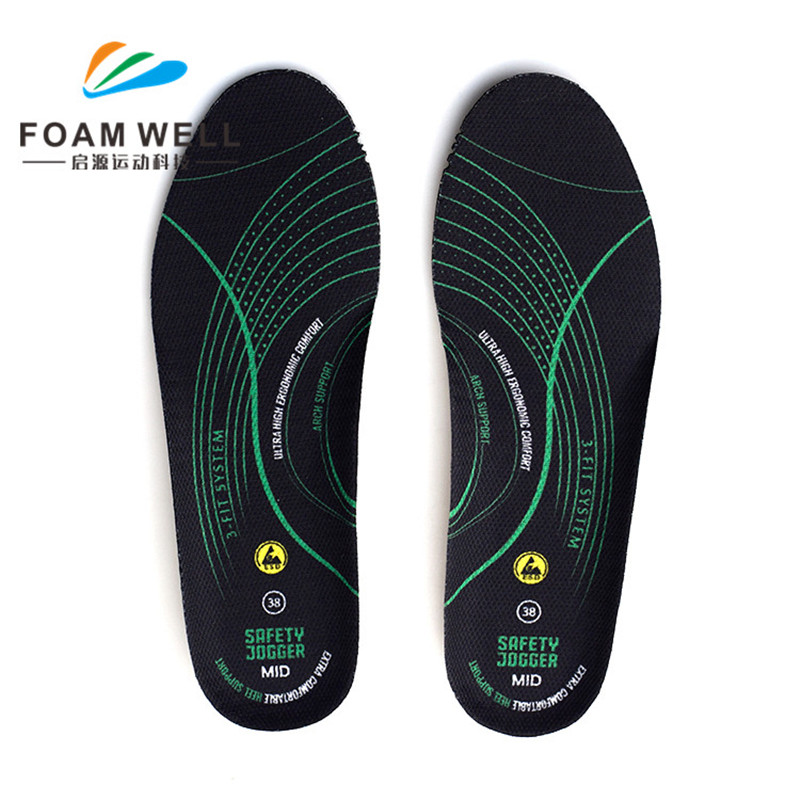 Vysoká kvalita Dýchatelné bolesti Reliéf Comfortable Custom Moldded EVA Foam Relax Insole