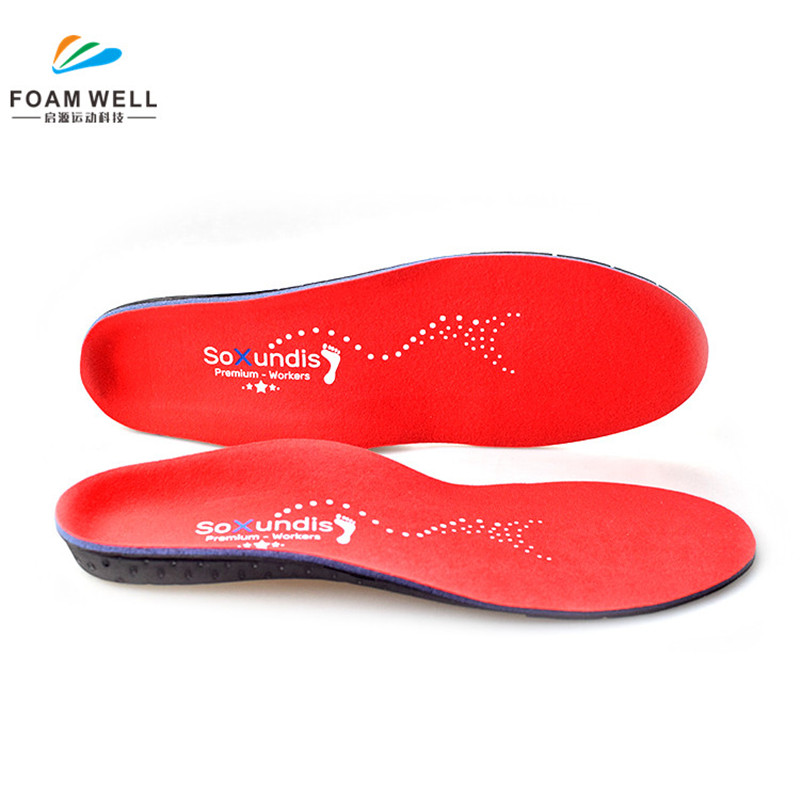 Žhavý prodej PU Foam EVA Shoe Inserts for Plantar Fasitis Flat Foot High Arch Support Orthotics Insoles