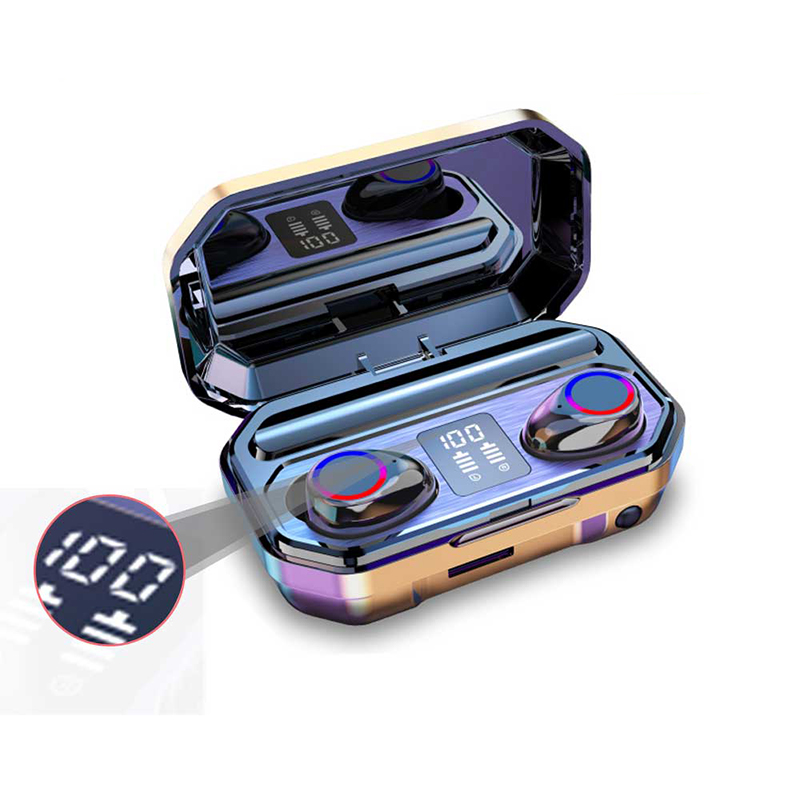 M12 Tws Sluchátka s náhlavní soupravou Bluetooth s funkcí Power Bank Ipx-5 Vodotěsné sluchátka