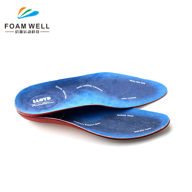 Vysoká kvalita Přizpůsobení absorpce šoků Eva Arch Support Flat Feet Orthopedic Insoles