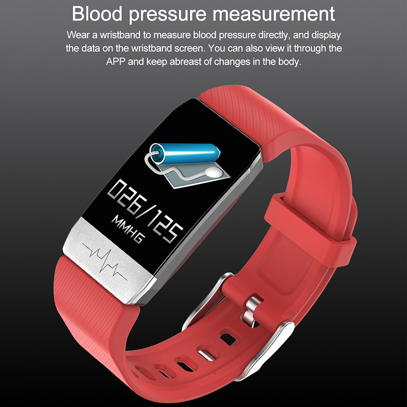 Smart watch Dynamická detekce srdečního tepu T1S Barva obrazovky Dynamické srdeční frekvence Smart health náramek