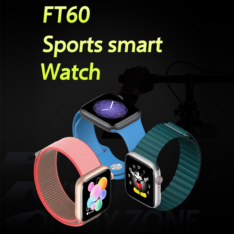 Smart watchFT60,Bluetooth; Heart Rate & Blood Pressurement; Sleep Monitoring; Sports Data Collection: Detekuje stav vašich každodenních pohybů