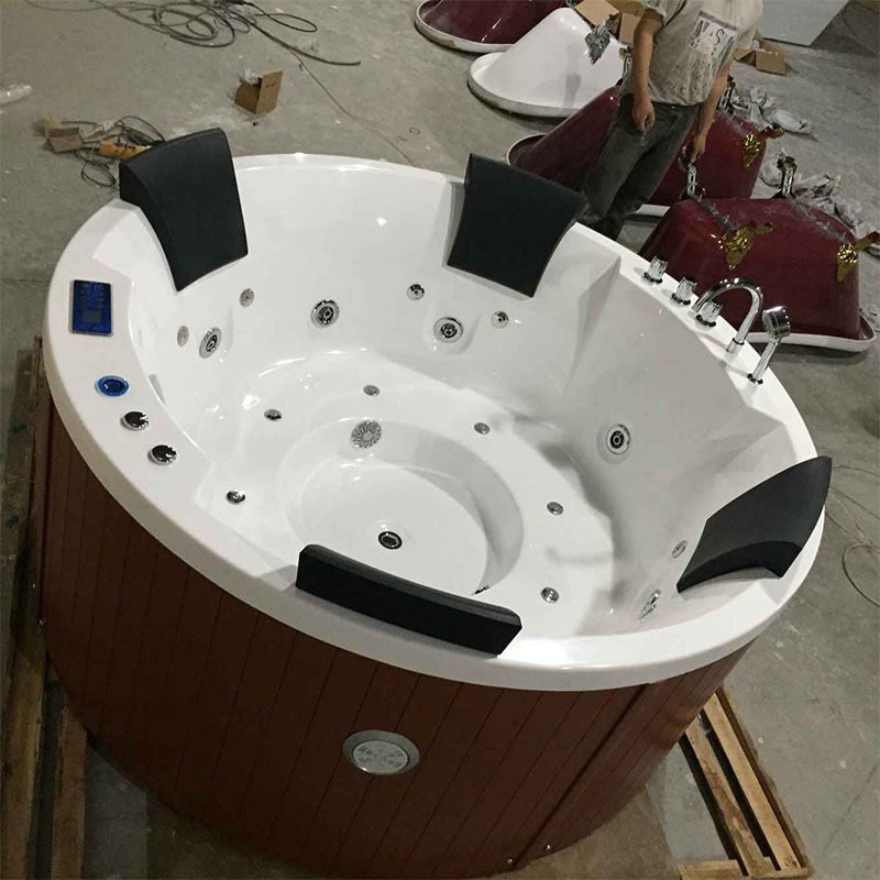 freestanding whirlpool vanou venkovní lázeňské lázně dvě obývací vířivka