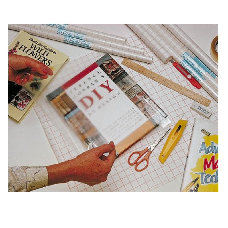 Roll Self Adhesive Transparent Plastic Book Cover