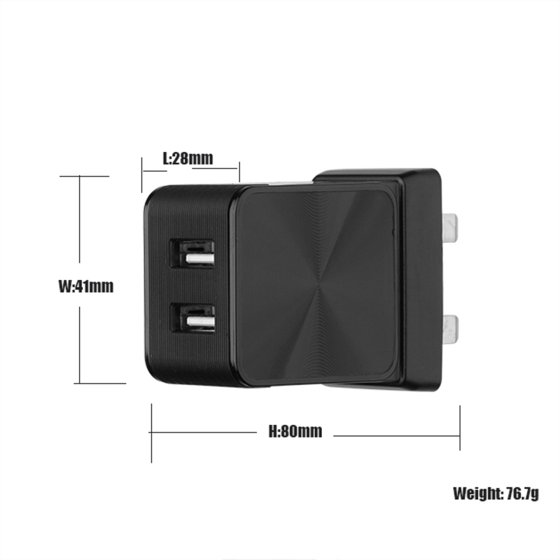 Rychlá nabíječka FCC .CE Mobilní telefon Univerzální adaptér 2 porty USB cestovní nabíječka přenosná nabíječka výrobce OEM