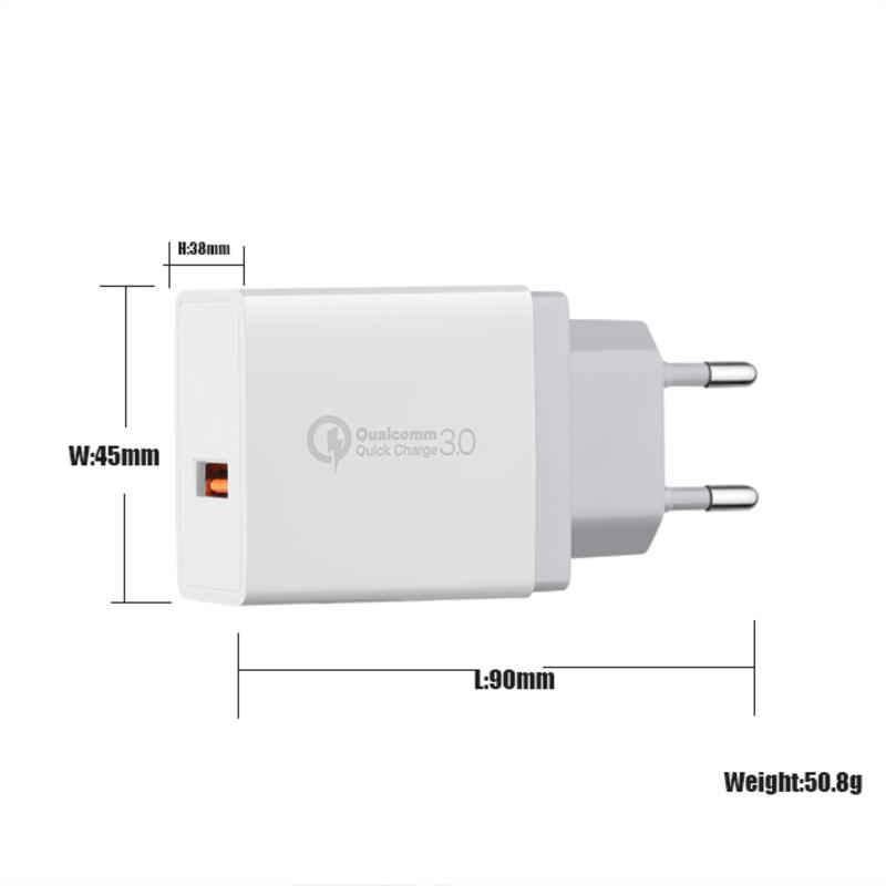 Fast Charger UK Plug USB nabíječka USB pro iPhone UK Plug QC3.0 USB Travel Charger